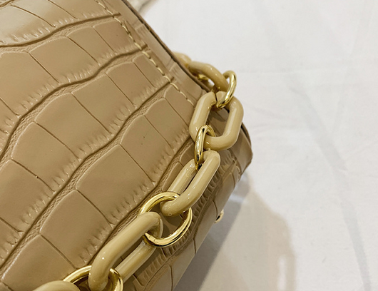 Bolso de Cadena Gruesa con Patrón de Piedra para Mujer - Image 17