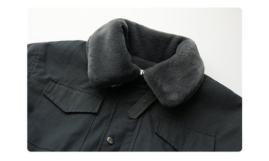 Abrigo de Visón Estilo Ejecutivo con Cuello Mao para Mujer - Image 12