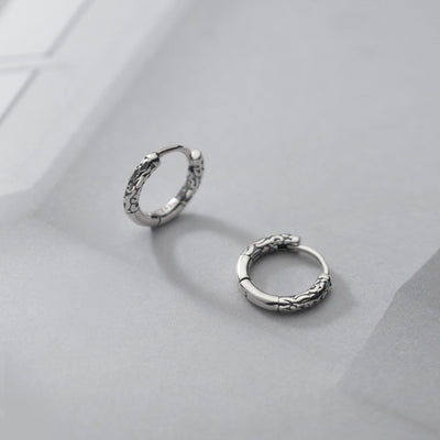 Aretes de Personalidad con Detalle Desgastado - Diseño Minimalista y Atrevido - Image 7