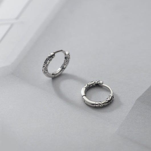 Aretes de Personalidad con Detalle Desgastado - Diseño Minimalista y Atrevido - Image 7