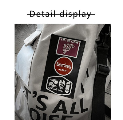 Mochila Escolar de Gran Capacidad Estilo Urbano para Viajes - Image 11