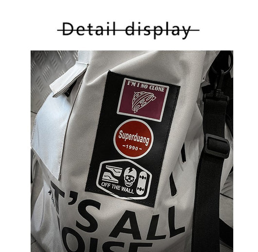 Mochila Escolar de Gran Capacidad Estilo Urbano para Viajes - Image 11