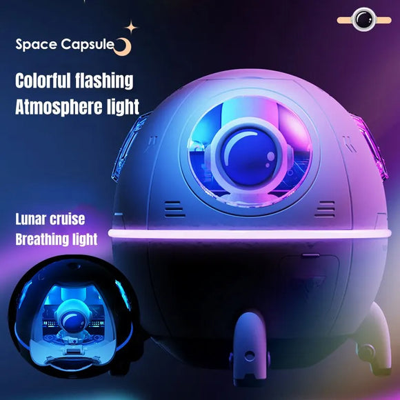 Humidificador Portátil USB Astronauta con Luz LED - Difusor de Aire 220ML