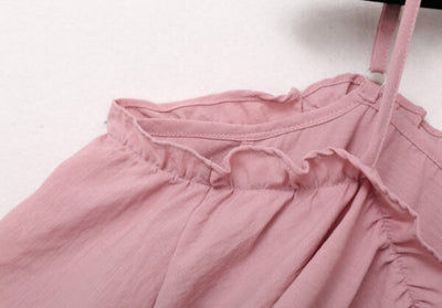 Blusa Hombro Descubierto con Volantes y Tirantes Ajustables - Image 9