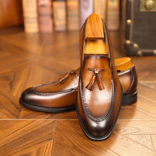 Mocasines con Borlas para Hombre - Zapatos Británicos de Lujo