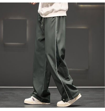 Pantalones Casuales Impermeables Talla Grande Hombre Corte Recto - Image 8