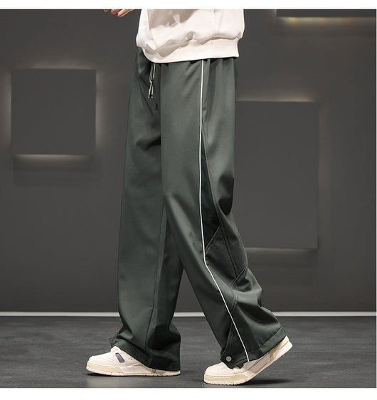 Pantalones Casuales Impermeables Talla Grande Hombre Corte Recto - Image 8