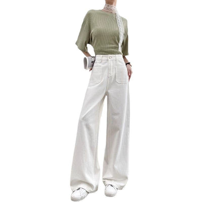 Pantalón Recto Holgado de Cintura Alta con Efecto Adelgazante - Image 6