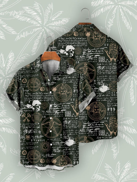 Camisa Vintage Playa Hombre Estampado Digital 3D - Image 11