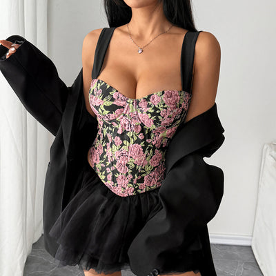 Corset Ajustable de Encaje con Cierre de Cordones para Mujer - Image 13