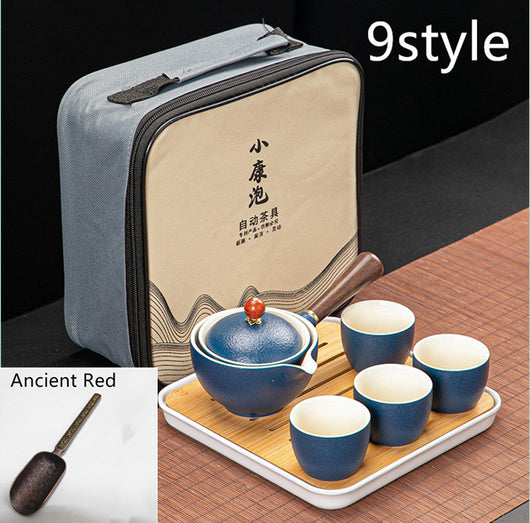 Juego de Té Xiaoyao con Tetera Giratoria 360° - Image 48