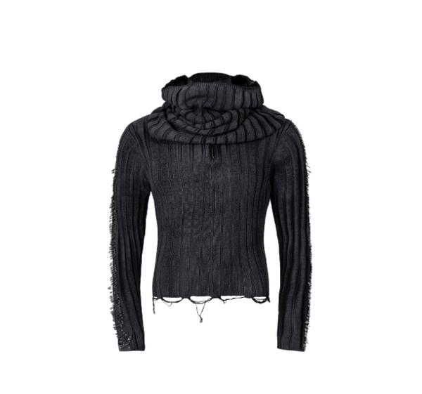 Suéter Cuello Alto Diseño Otoño-Invierno con Detalle de Imperdible