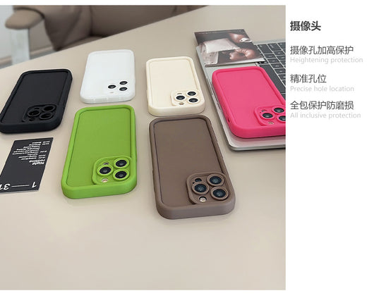 Funda Silicona Integral de Color Sólido para Teléfono - Image 16