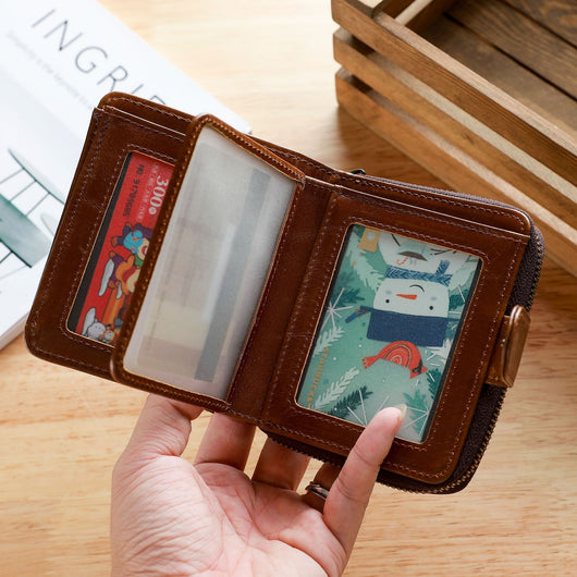 Billetera Compacta de Cuero para Hombre con Múltiples Compartimientos - Image 14
