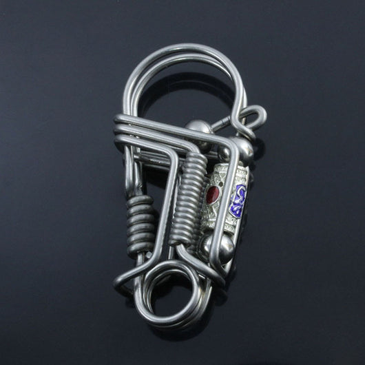 Llavero de Metal Brass para Auto - Colgante Unisex Elegante - Image 23