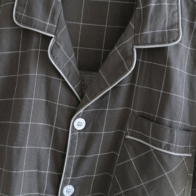 Pijama de Cuadros para Hombre - Conjunto Corto Cómodo - Image 5