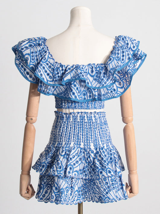 Blusa Corta de Madera Estilo Francés con Temperamento - Image 21