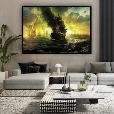 Cuadro Decorativo de Lienzo para Sala sin Marco con Sistema de Colgante Rimless - Image 11