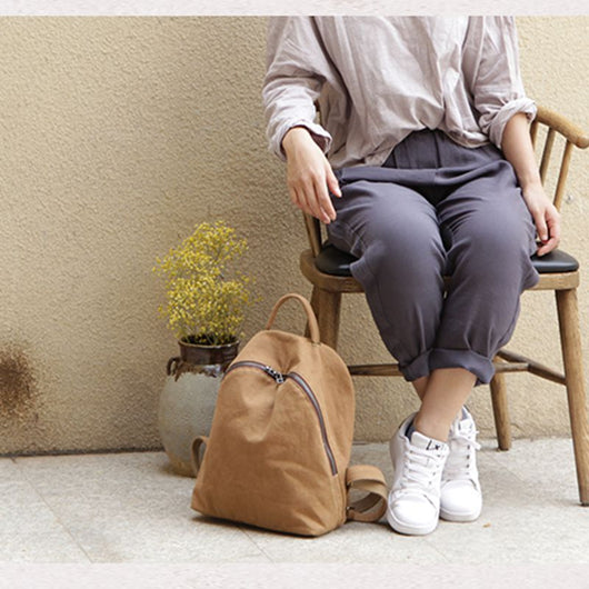 Bolsa de Lona Retro Zen Tea - Estilo Desenfadado y Natural