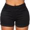 Shorts Denim Ajustados Levanta Glúteos con Elástico