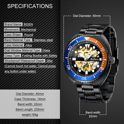Reloj Automático Mecánico para Hombre - Elegancia sin Pilas - Image 7