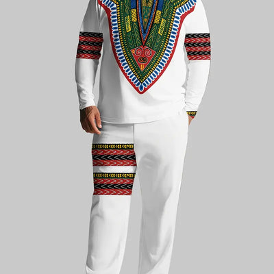 Traje Casual Estampado para Hombre - Elegancia Moderna - Image 3