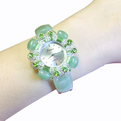 Reloj de Dama con Cuentas de Jade Natural Tanglin - Image 9