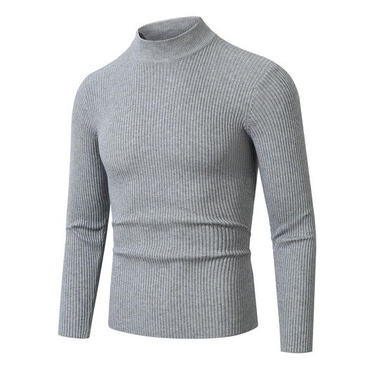Suéter de Punto Rayado Masculino - Estilo Versátil - Image 4