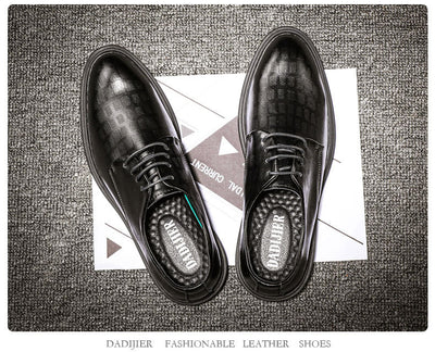 Zapatos Casuales de Cuero Genuino Británicos para Hombre - Tallas Grandes - Image 10