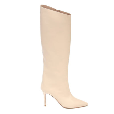 Botas Stiletto Hasta la Rodilla con Punta Afilada y Cierre Interno - Image 5