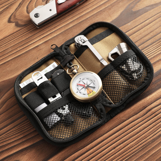 Cartera Organizadora Portátil Todo en Uno - Bolsa EDC Compacta para Tarjetas y Accesorios