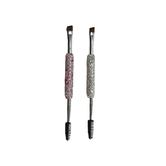 Cepillo de Cejas Dual con Incrustaciones de Diamante - Portátil y Profesional - Image 5