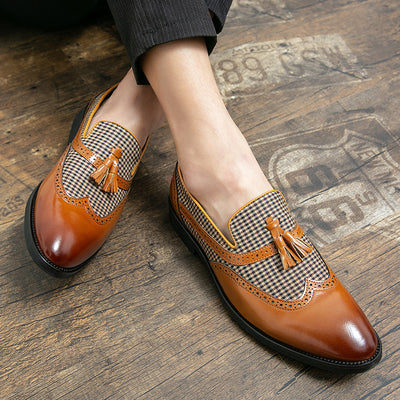 Zapatos de Cuero Estilo Británico para Hombre - Elegancia Ejecutiva