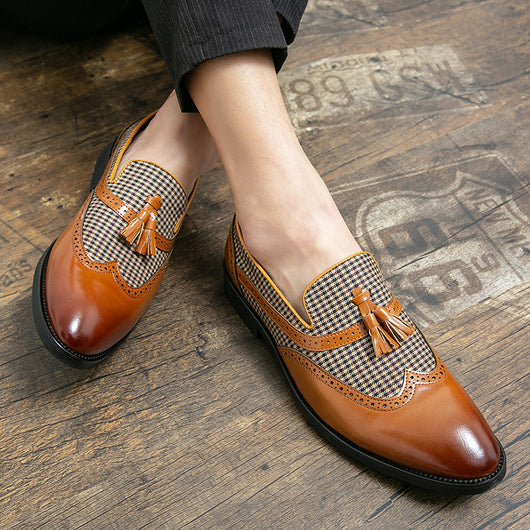 Zapatos de Cuero Estilo Británico para Hombre - Elegancia Ejecutiva