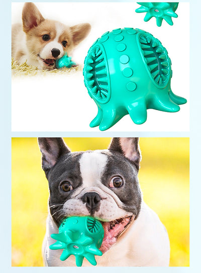 Juguete Masticable Pulpo con Sonido para Limpiar Dientes de Perros Pequeños - Image 14