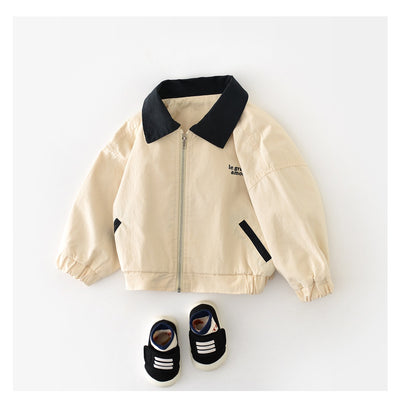 Cardigan con Cuello Grande y Cierre de Cremallera para Niños - Image 12