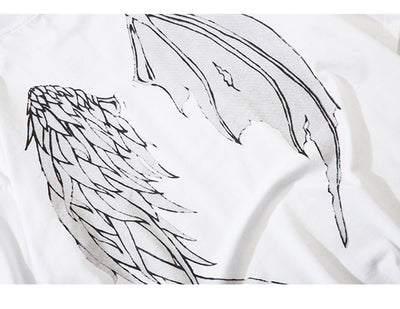 Playera Hip Hop Alas de Ángel Oscuro - Diseño Urban Street - Image 15