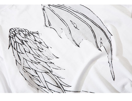 Playera Hip Hop Alas de Ángel Oscuro - Diseño Urban Street - Image 15