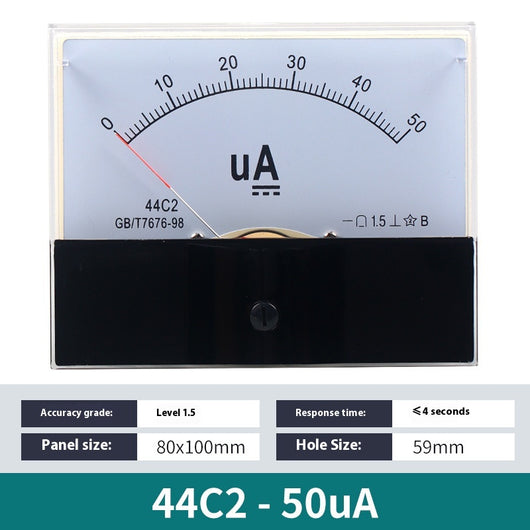 Amperímetro DC Analógico 44C2 - Medidor de Corriente de Precisión - Image 18