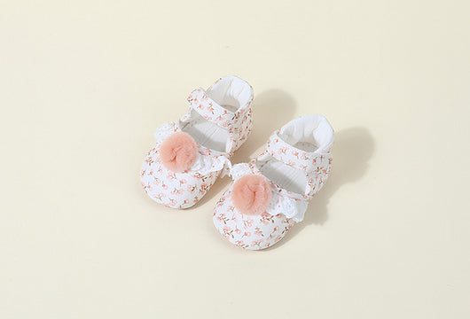 Zapatos de Algodón Floral Estilo Princesa Coreano para Niñas - Image 19