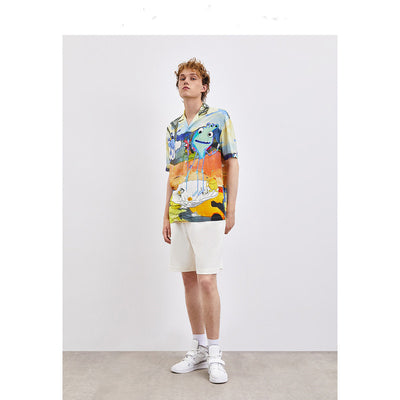 Cardigan Ligero de Manga Corta para Hombre - Colección Primavera Verano