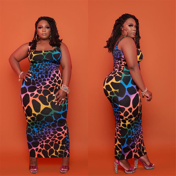 Blusa Estampado Leopardo Talla Grande Mujer Moda Europea y Americana