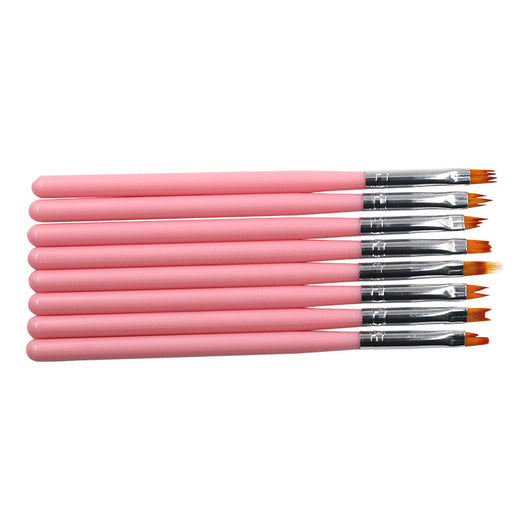 Bolígrafo Decorador de Uñas 8 Pinceles Zigzag para Diseños Florales - Image 11