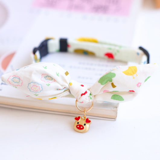 Collar Festivo para Mascotas con Lazo y Campana - Gato, Cachorro y Conejo - Image 8