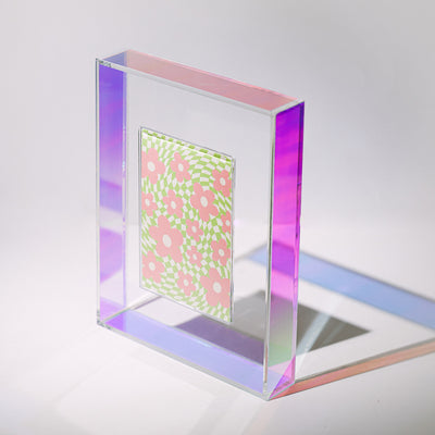 Soporte de Exhibición Acrílico Transparente Cuadrado con Cambio de Color - Image 9