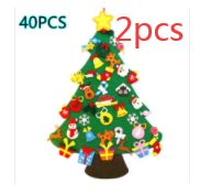 Árbol de Navidad Puzzle Colgante Hecho a Mano para Niños - Image 9