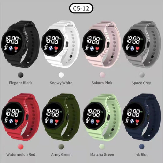 Reloj Electrónico Cuadrado para Estudiantes