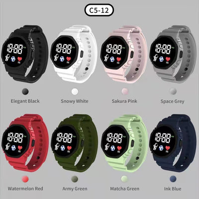 Reloj Electrónico Cuadrado para Estudiantes