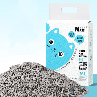 Arena Sanitaria de Tofu para Gatos 6L con Probióticos y Desodorante Natural - Image 3