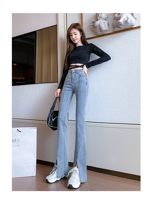 Pantalones Flare Cintura Alta para Mujer - Diseño Moderno y Versátil - Image 21